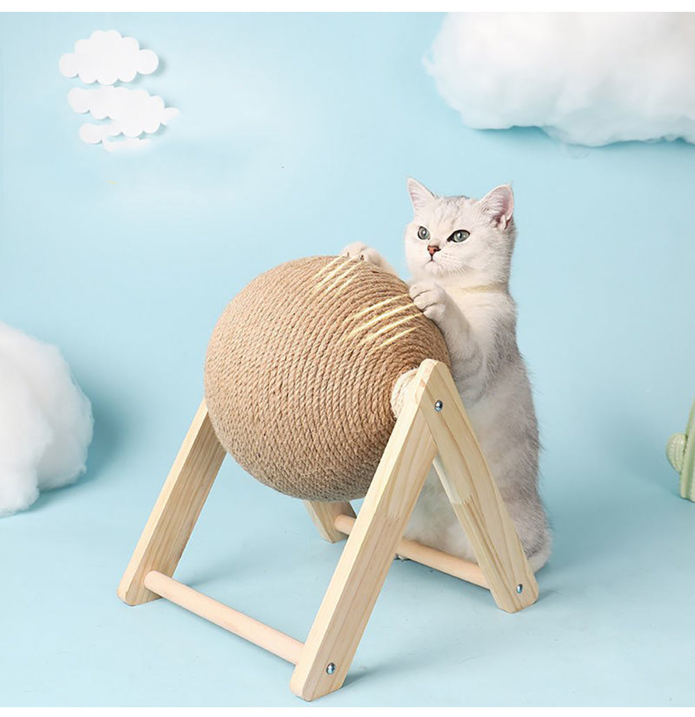 Professional Vertical Cat Toy Sisal Cat Catching Ball