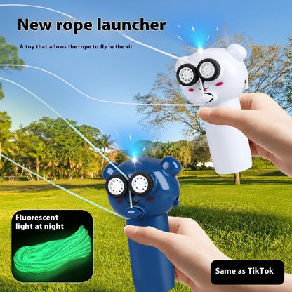 Luminous Rope Transmitter Electric Propeller Cat Teaser Toy