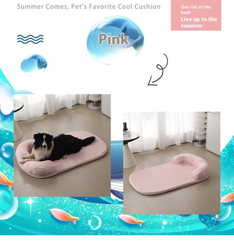 Pet Cooling Mat Kennel Summer Ice Peas Breathable Cool Pet Mat
