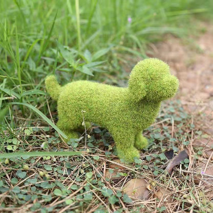 Peeing Dog Topiary Grass Garden Decoration