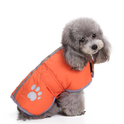 Reflective Dog Cotton Clothes Winter