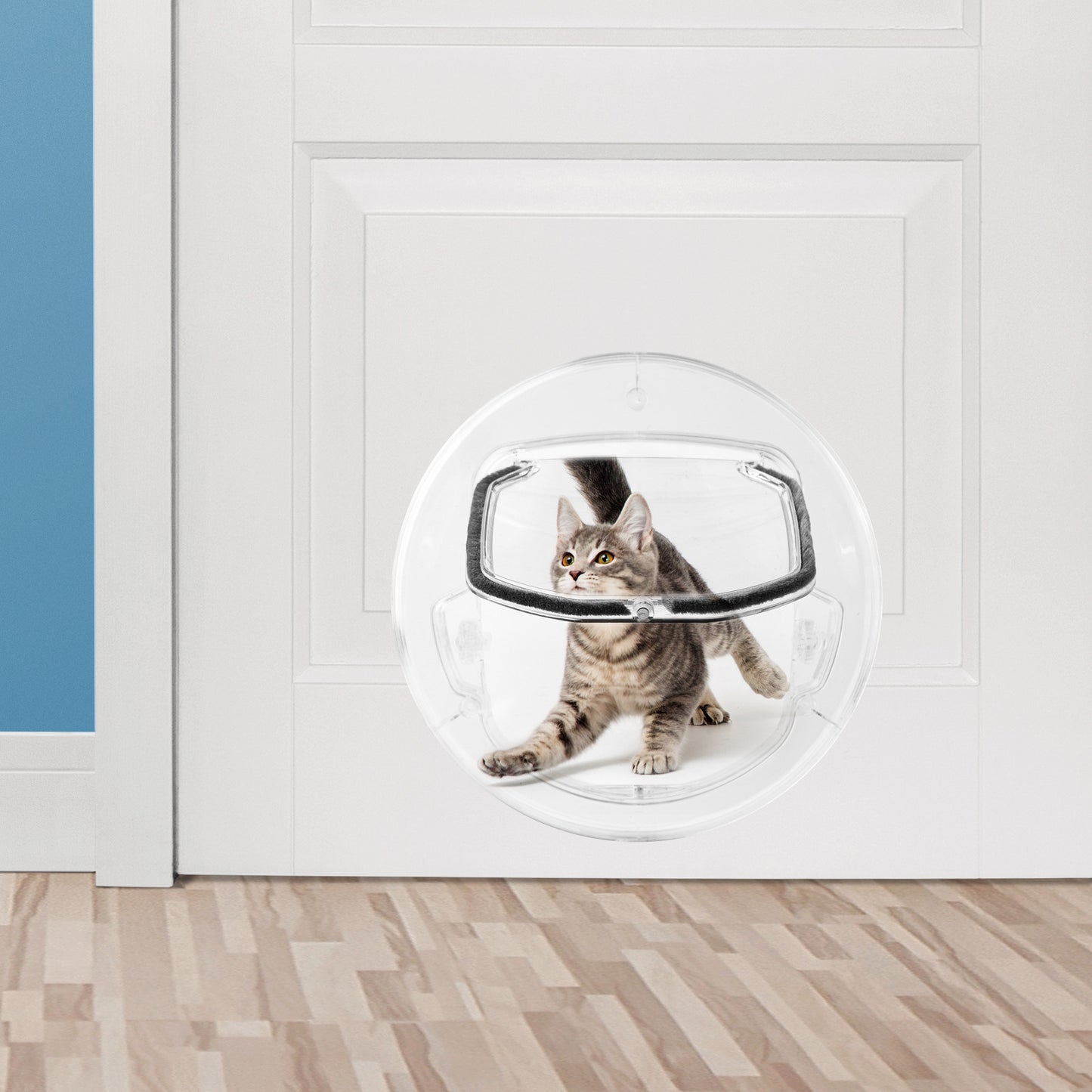 Round Pet Door For Cats Small Dogs Cat Door Flap Door For Screen