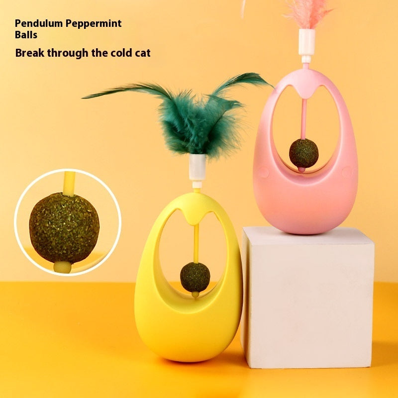 Catnip Ball Tumbler Pet Teaser Molar Pet Toy