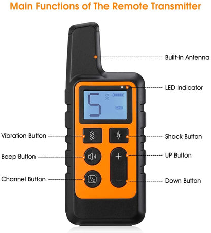 Dog Training Collar Rechargeable Remote Control