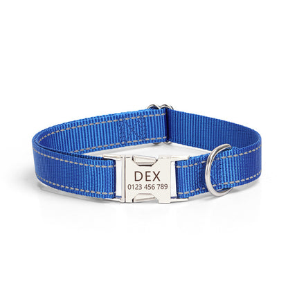 Nylon Reflective Silk Dog Collar