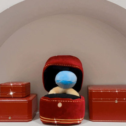 Creative Ring Box Plush Toy Love Diamond Ring Case Stuffed Pet