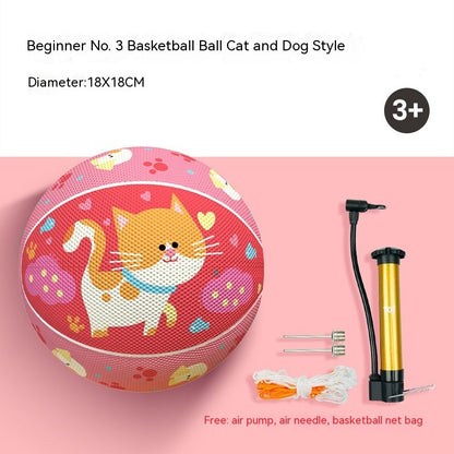 Children's Basketball Pat Ball Rubber Ball Indoor Mute Toys