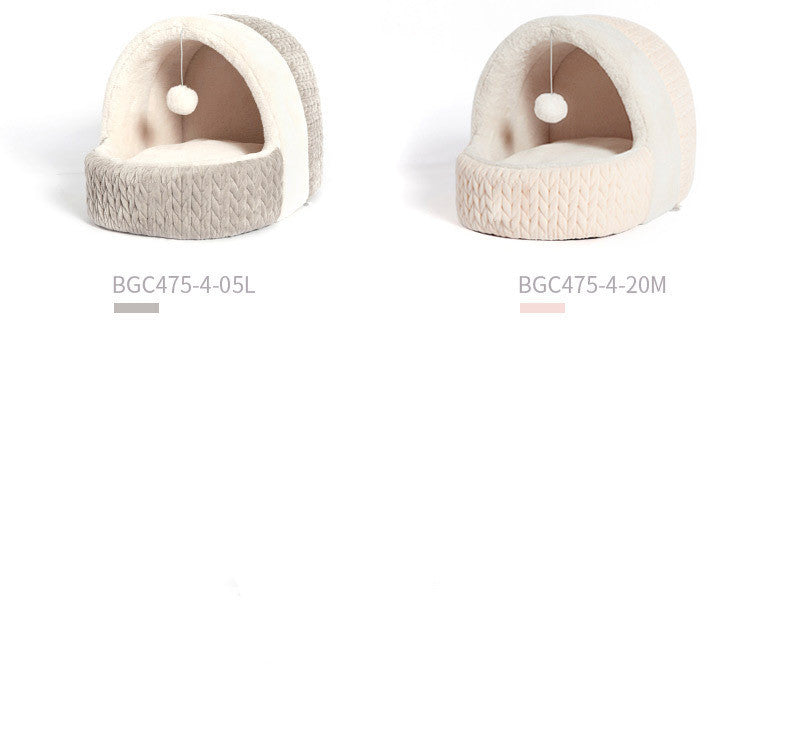 Four Seasons Universal Cat Bed Semi-enclosed Dog Kennel
