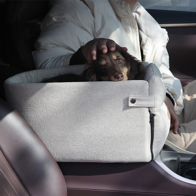 Car Central Dog Car Seat Bed Portable Dog Carrier For Small Dogs