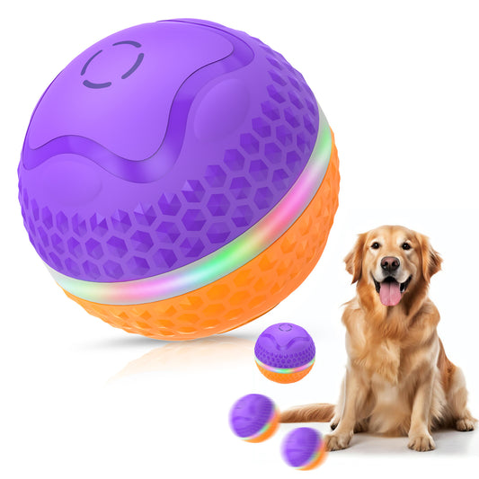 Interactive Dog Toys Ball, Automatic Rolling Toy, Lively Pet Ball