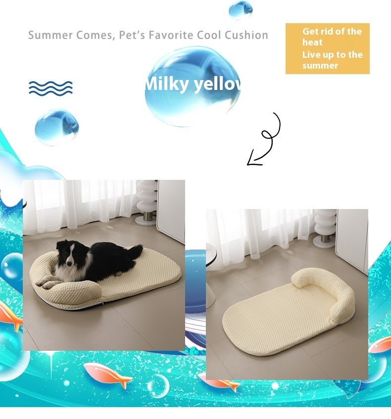 Pet Cooling Mat Kennel Summer Ice Peas Breathable Cool Pet Mat