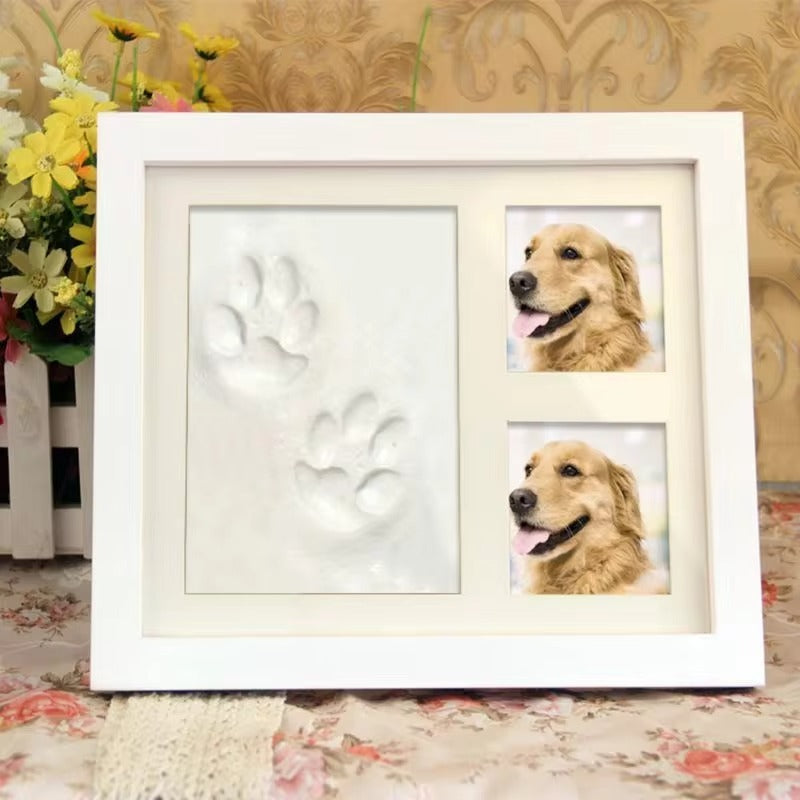 Pet Hand And Foot Print Photo Frame Cat Paw Print Footprint