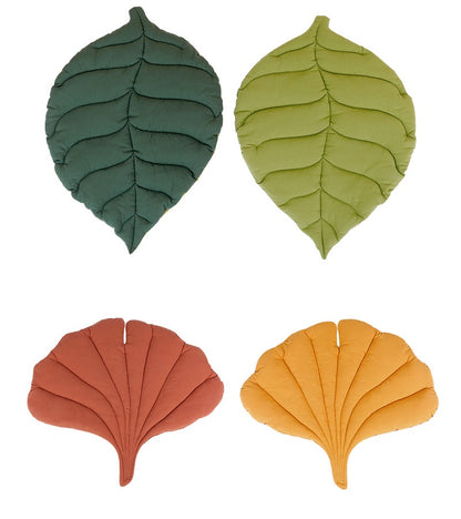 Leaf Shape Soft Dog Bed Mat Soft Crate Pad Machine
