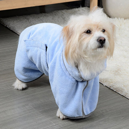 Quick-drying Pet Absorbent Towel Dog Bathrobe Pet Dog Bath Towel