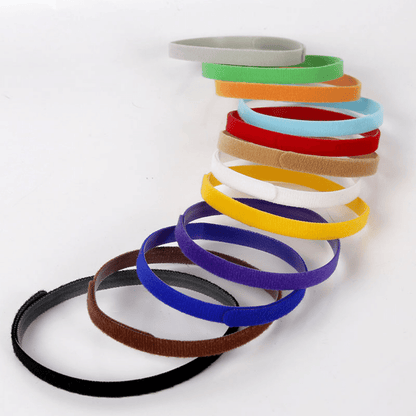 12 Color Velcro Puppy ID Bands