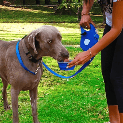 4 in 1 Retractable Dog Leash With Collapsible Bowl