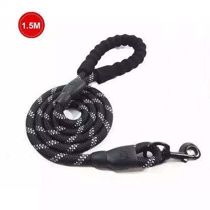5ft Reflective Nylon Dog Rope Leash