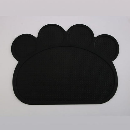 Silicone Paw Shaped Dog Food Placemat