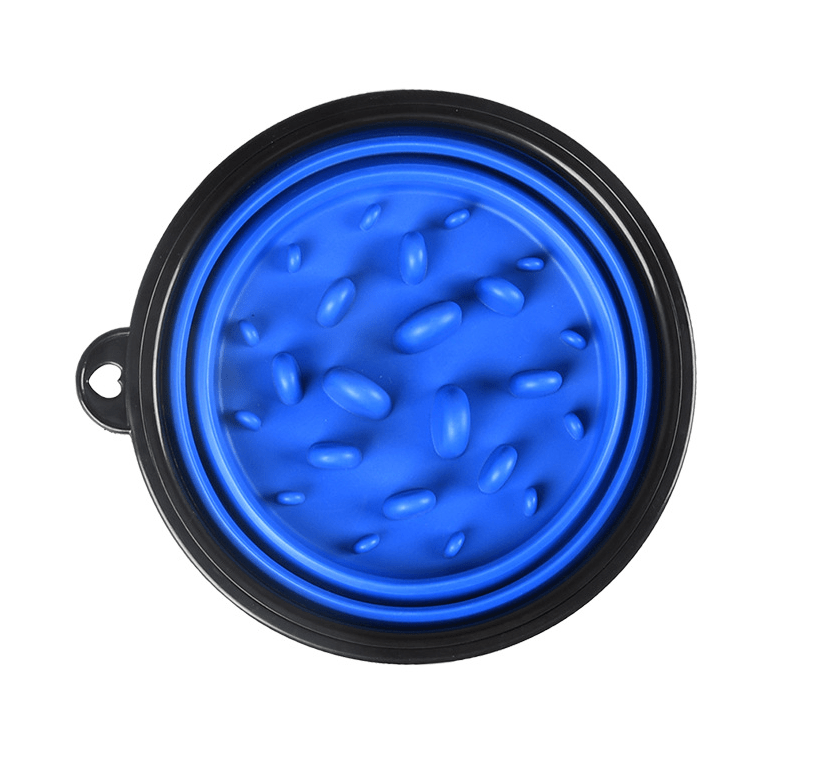 Collapsible Slow Feeder Dog Bowl