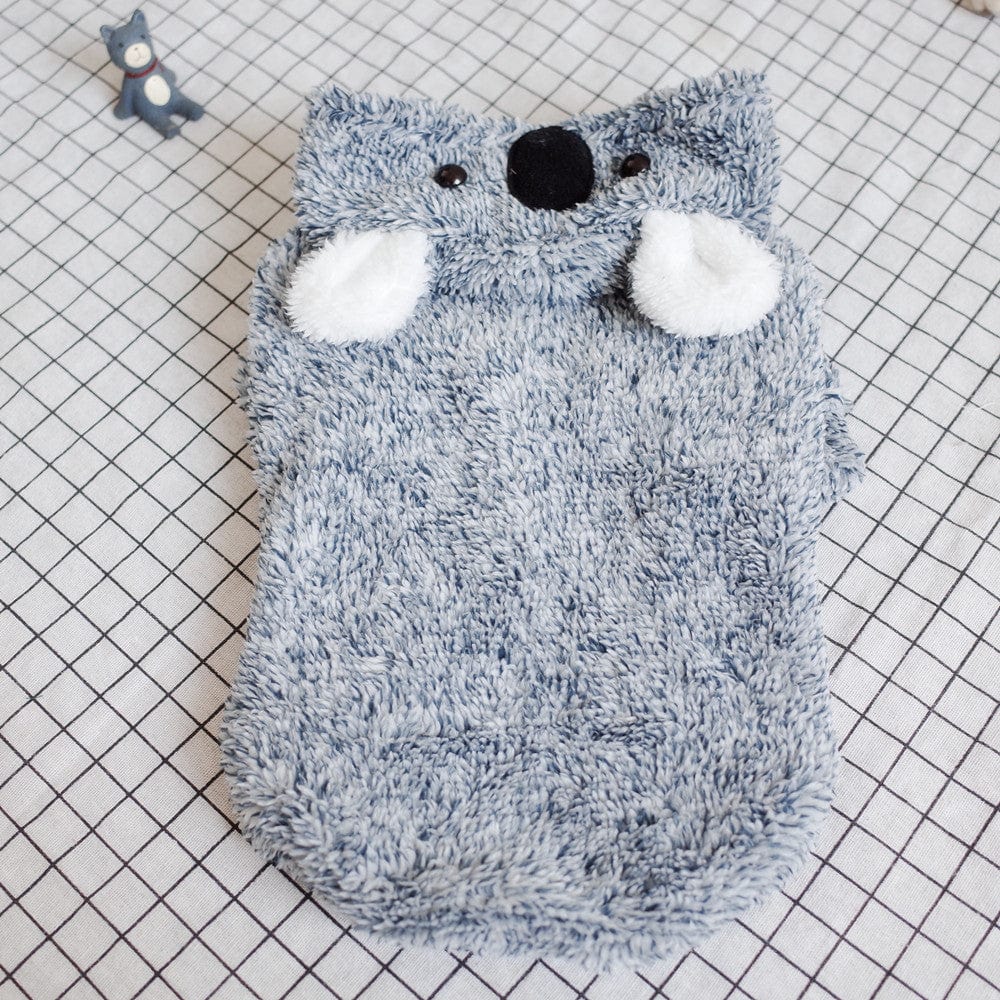 Fleece Koala Dog Hoodie Sweater