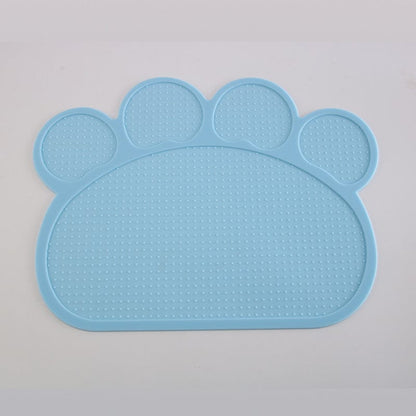 Silicone Paw Shaped Dog Food Placemat