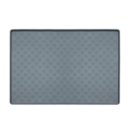 Silicone Paw Print Dog Food Placemat