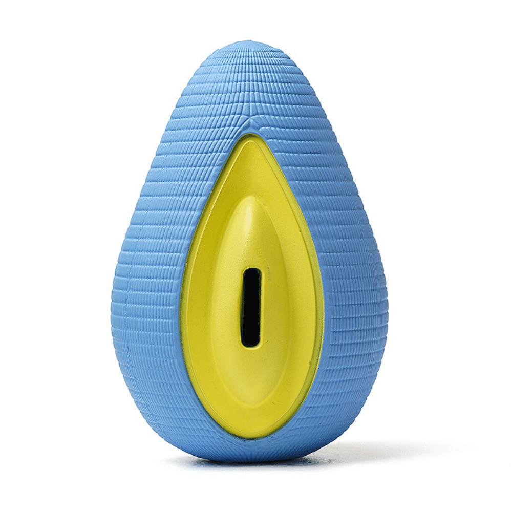 Treat Dispensing Avocado Dog Chew Toy