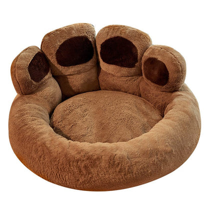 Plush Paw Shaped Indoor Dog Bed