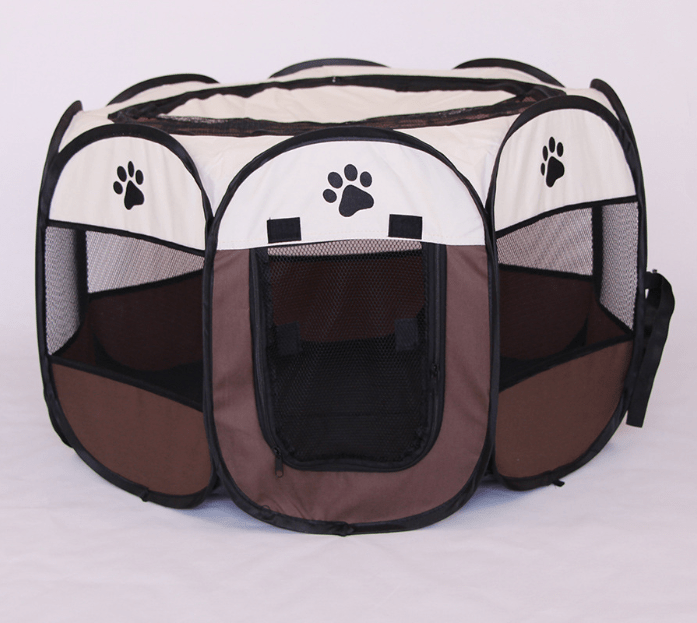 Fast folding octagonal pet fence, 600D Oxford cloth, waterproof and catching cat, dog cage, pet cage