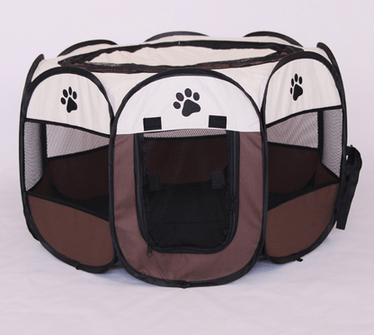 Fast folding octagonal pet fence, 600D Oxford cloth, waterproof and catching cat, dog cage, pet cage