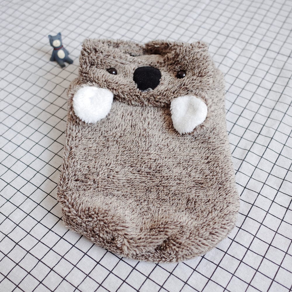 Fleece Koala Dog Hoodie Sweater