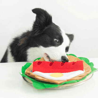 Pet Dog Snuffle Mat Pet Sniffing Training Toy Thin Burrito Design Blanket Fleece Pads Dog Mat Relieve Stress Dog Play Puzzle Toy