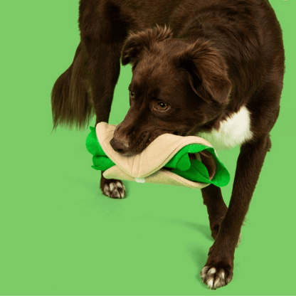 Pet Dog Snuffle Mat Pet Sniffing Training Toy Thin Burrito Design Blanket Fleece Pads Dog Mat Relieve Stress Dog Play Puzzle Toy