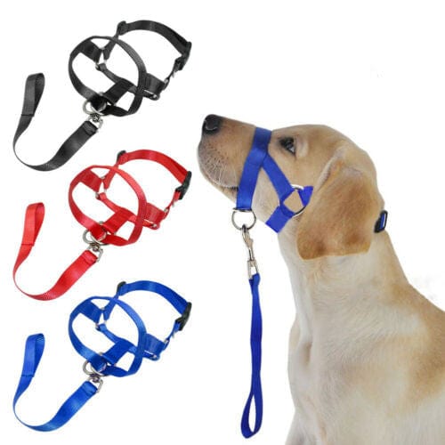 Handheld Leash Dog Muzzle