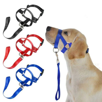 Handheld Leash Dog Muzzle