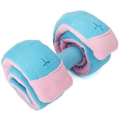 Plush Dumbbell Treat Snuffle Dog Toy