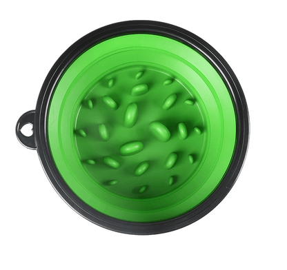 Collapsible Slow Feeder Dog Bowl