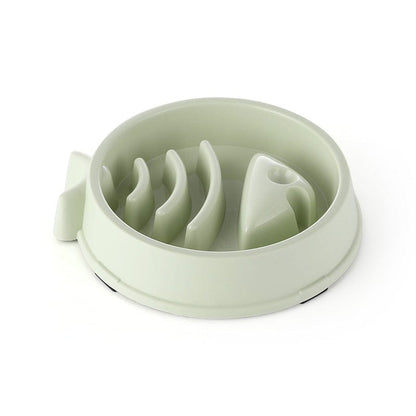 Fish Bone Slow Feeder Dog Bowl