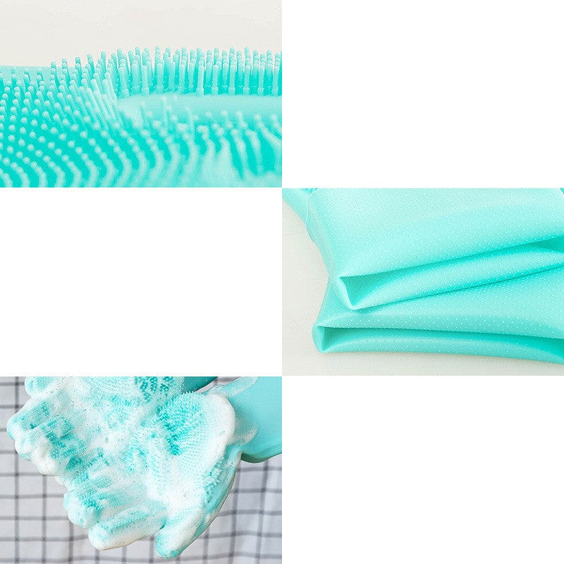 Silicone Grooming Dog Gloves