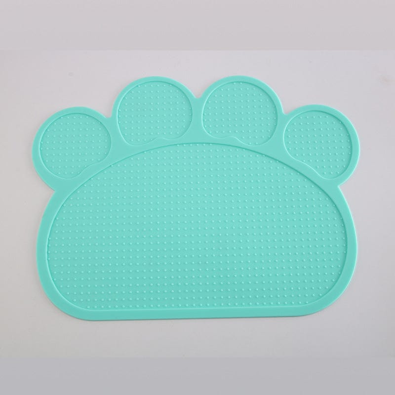 Silicone Paw Shaped Dog Food Placemat
