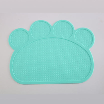 Silicone Paw Shaped Dog Food Placemat