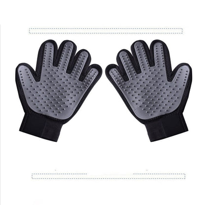 Deshedding Dog Hair Grooming Gloves