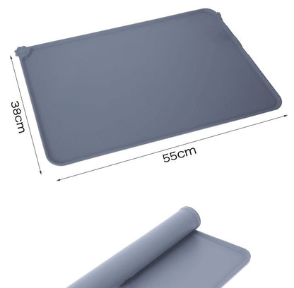Silicone Waterproof Dog Food Mat (18in x 12in)