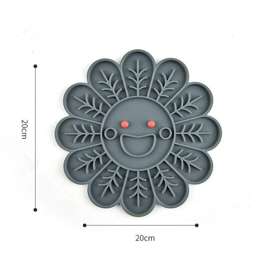 Sunflower Shaped Dog Licking Mat