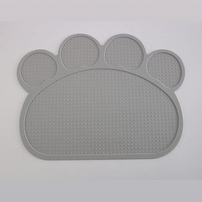 Silicone Paw Shaped Dog Food Placemat