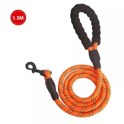 5ft Reflective Nylon Dog Rope Leash