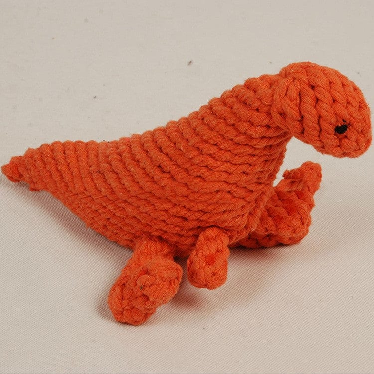 Simulation woven animal cotton rope chewing teeth dog toy