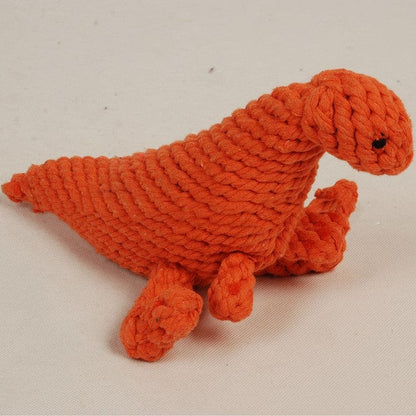 Simulation woven animal cotton rope chewing teeth dog toy