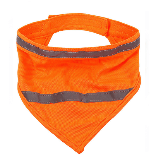 Safety Reflective Fluorescent Dog Bandana