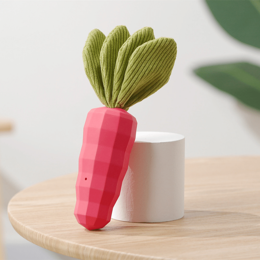 Carrot Pet Bite-resistant Vocal Rubber Toy